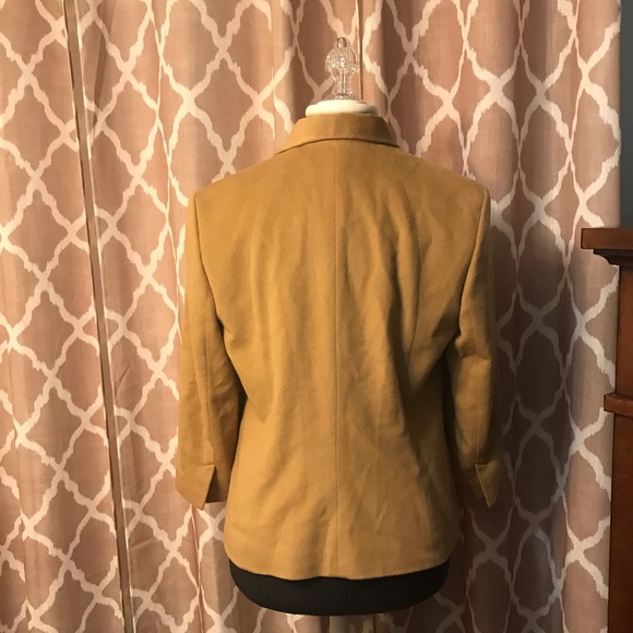 Talbots ⚜️ Camel Hue Tie Front Blazer - Picture 5 of 6